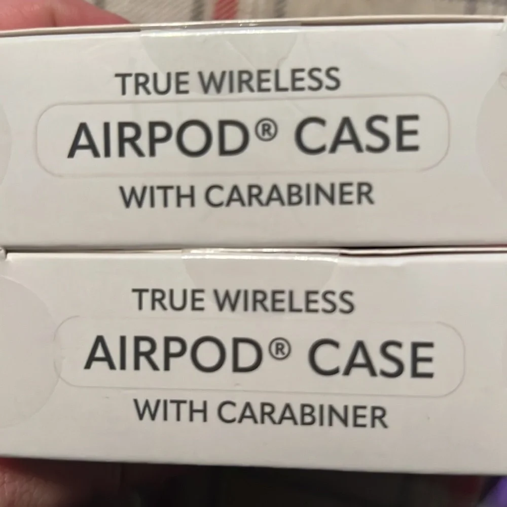BYTECH True Wireless Airpod case with Carabiner Rainbow brand new never opened.